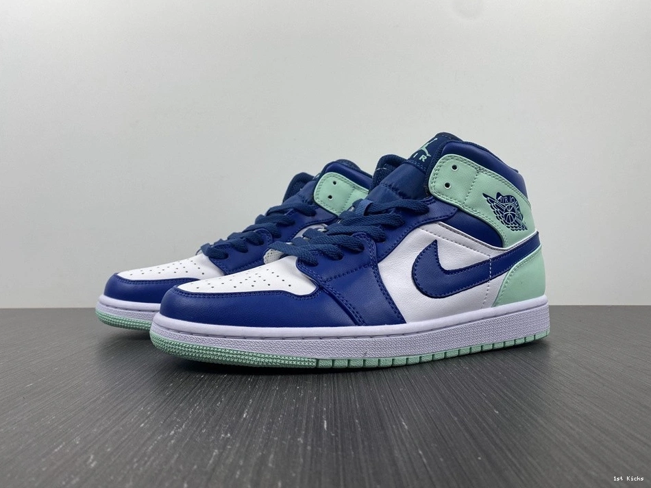 554724-413 Foam Mint - 1 Mystic Jordan Navy Mid 0105